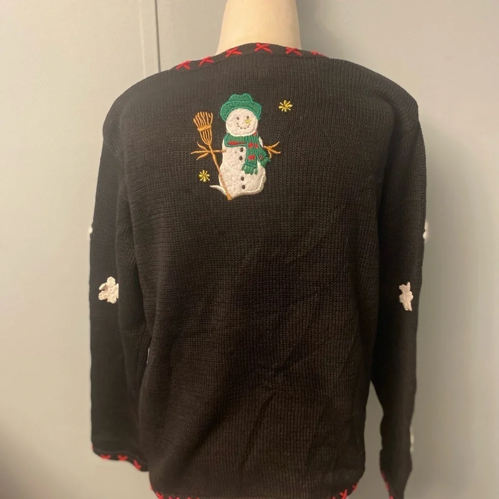Studio Ho Ho Ho Snowmen Christmas sweater - Picture 6 of 12